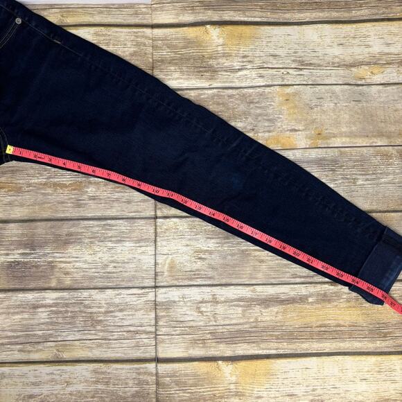 Rag & Bone Classic Stretch High Rise Skinny Jeans Bruin Cuffed Hem Womens Sz 24 - Picture 7 of 8
